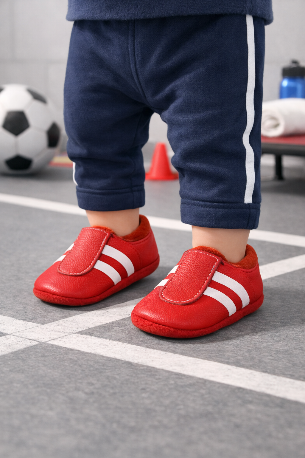 Krabbelschuhe - Sporty rot