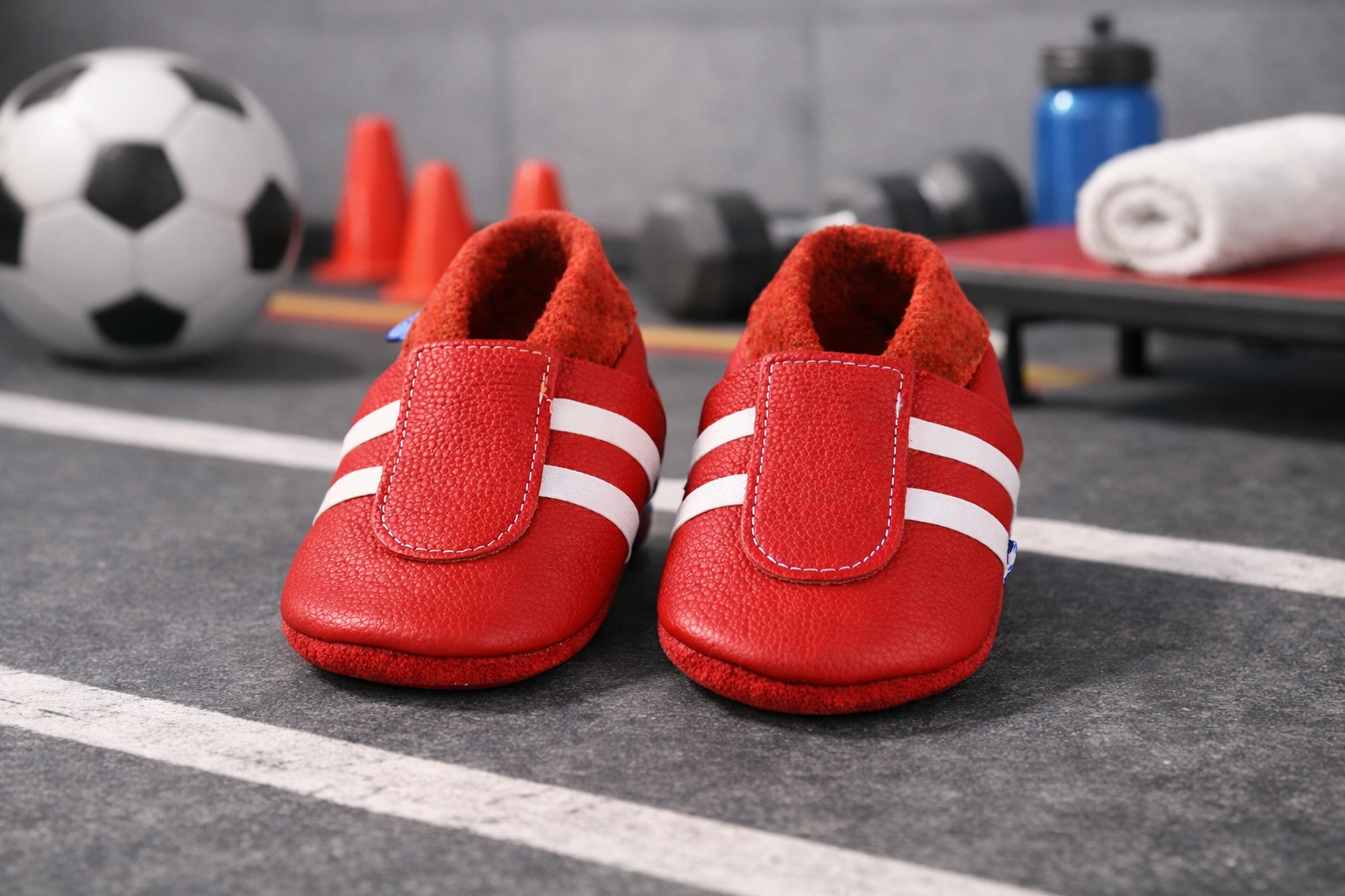 Krabbelschuhe - Sporty rot