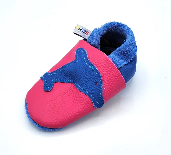 Krabbelschuhe - Delfin