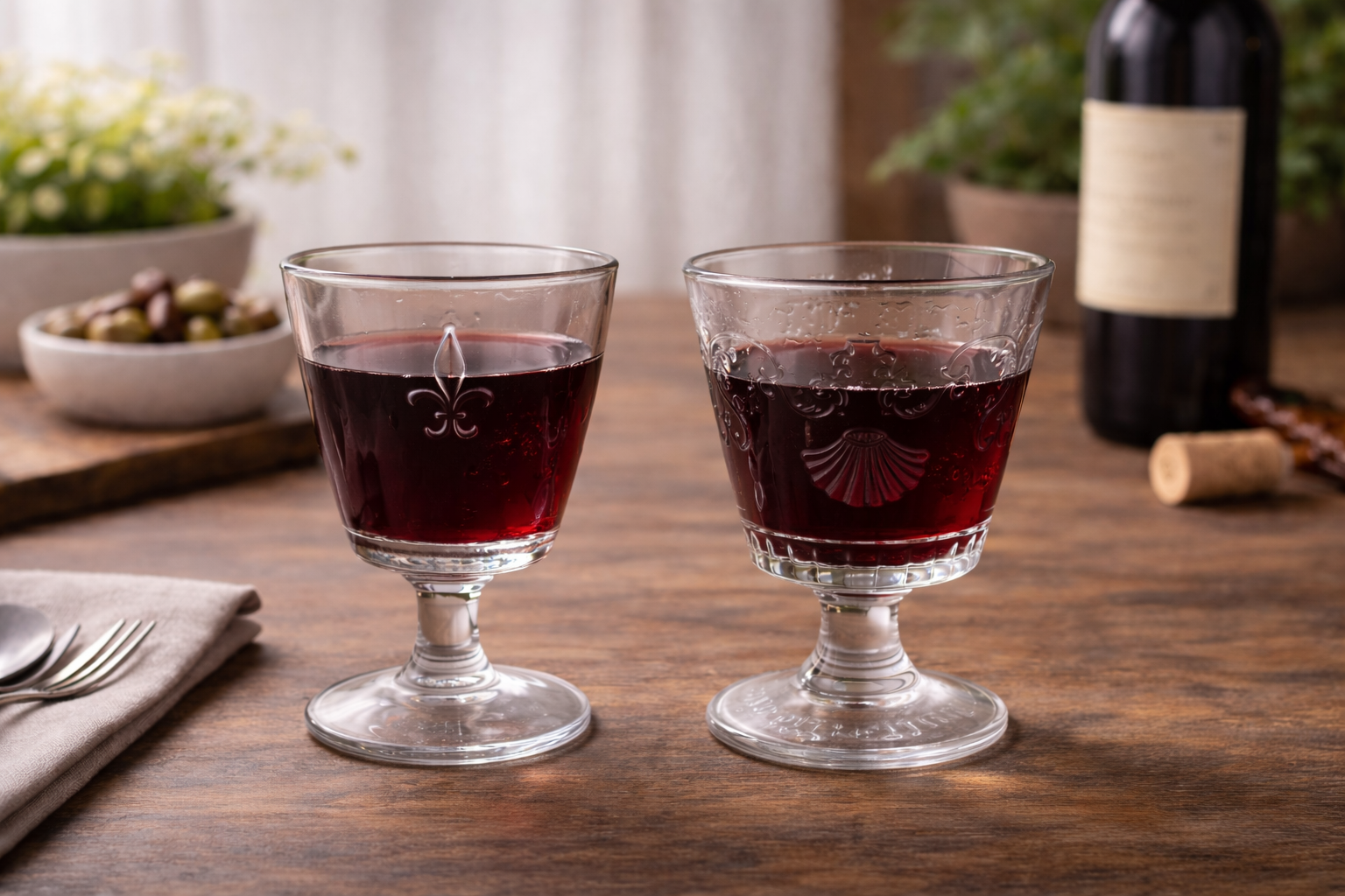 Rotweingläser